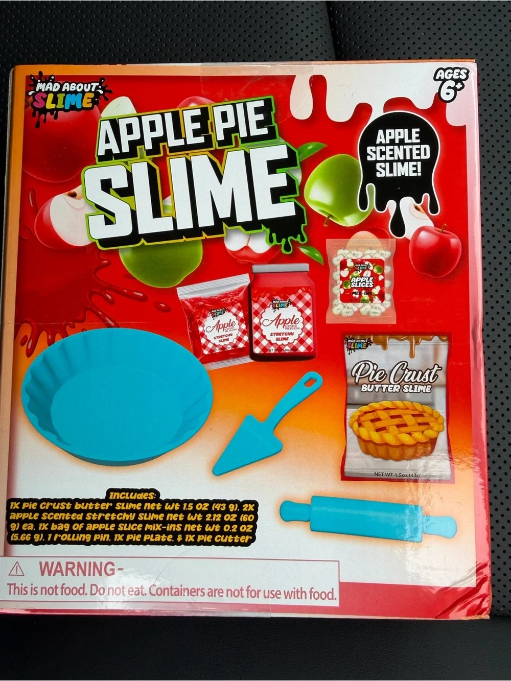Apple Pie Slime - Red & Green Apple Scented Playset